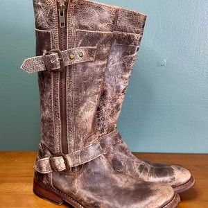 Bed Stu GOGO Distressed Moto Boots
